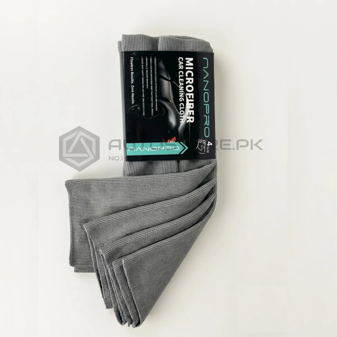 NANOPRO Microfiber Pearl Grey Cutting Edge Towel 4 Pcs